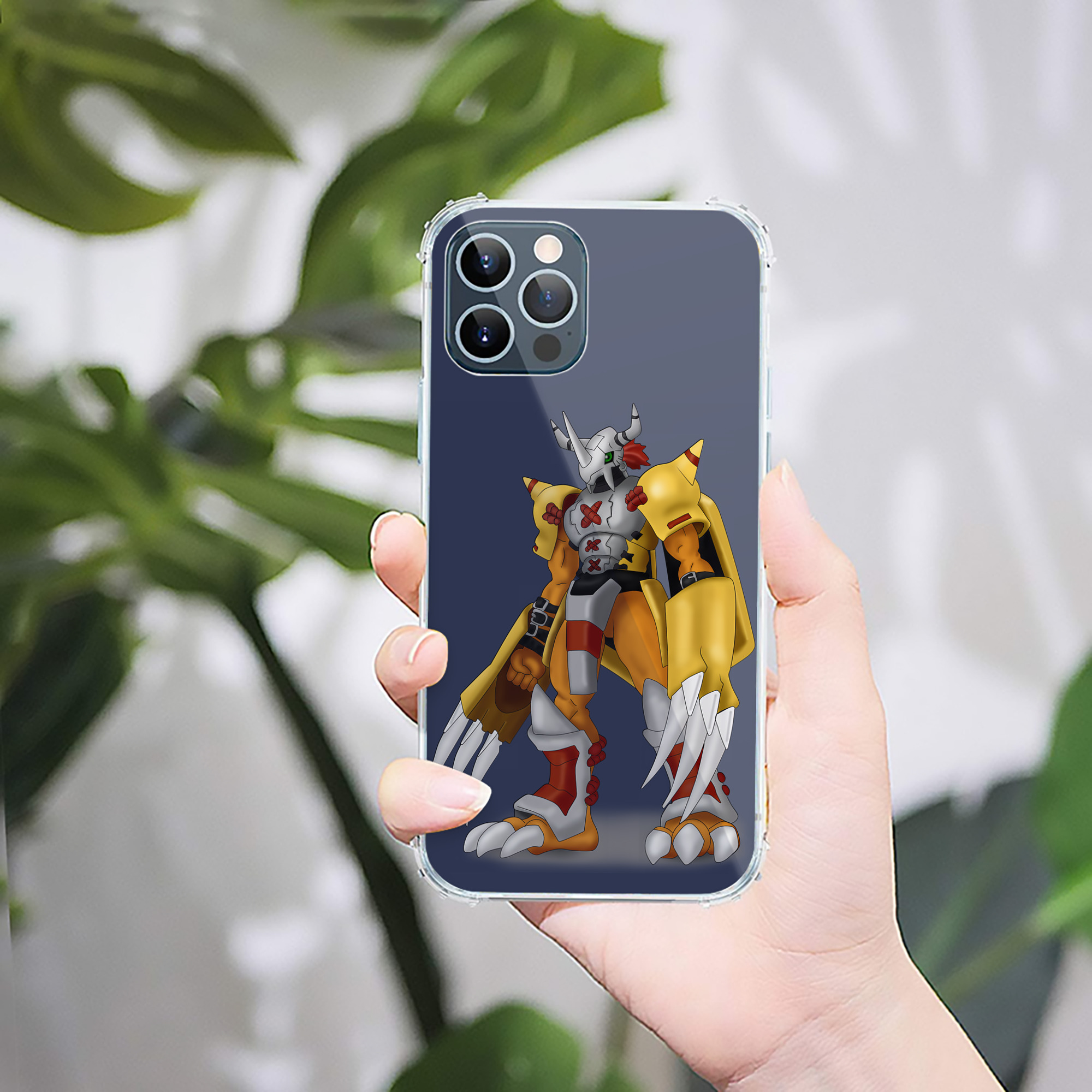 （画像用） Digimon デジタルモンスター/デジモン 【iPhone 12シリーズ対応】透明スマホケース（クリアソフトケース）